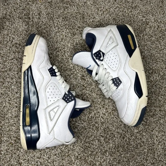 NIKE Men's Jordan 4 Retro Columbia Shoes Size 8 - Picture 8 of 12